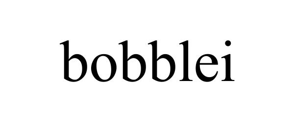 Trademark Logo BOBBLEI