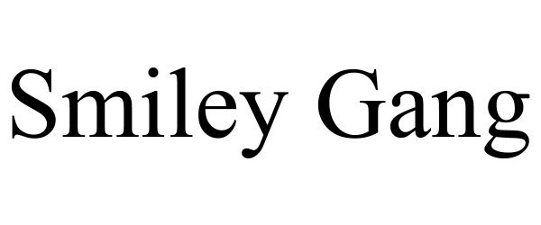 Trademark Logo SMILEY GANG