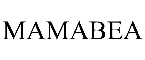 Trademark Logo MAMABEA
