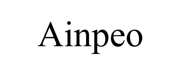 Trademark Logo AINPEO
