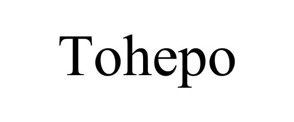 Trademark Logo TOHEPO