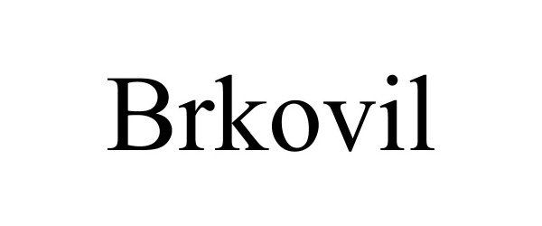 Trademark Logo BRKOVIL