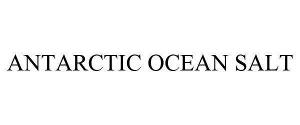  ANTARCTIC OCEAN SALT