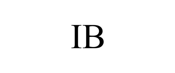 Trademark Logo IB