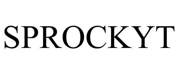 Trademark Logo SPROCKYT