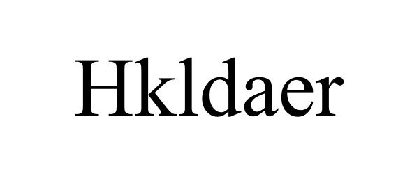 Trademark Logo HKLDAER