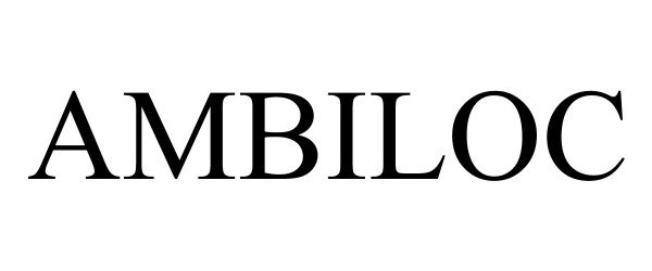 Trademark Logo AMBILOC