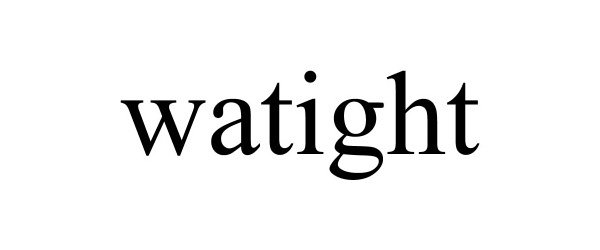 Trademark Logo WATIGHT