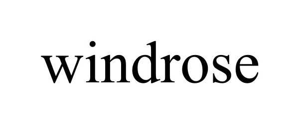 Trademark Logo WINDROSE
