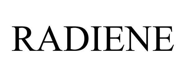 Trademark Logo RADIENE