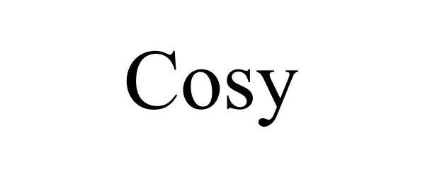 Trademark Logo COSY