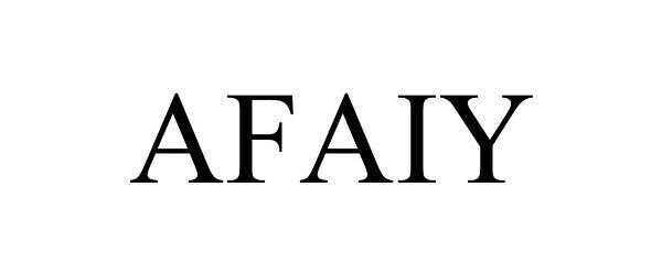 Trademark Logo AFAIY