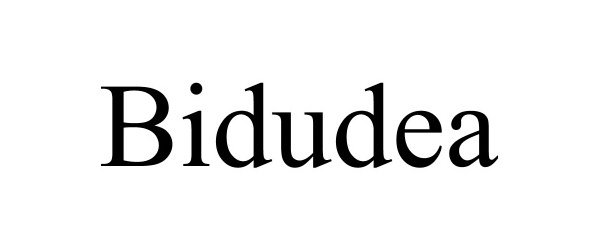 Trademark Logo BIDUDEA