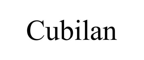 Trademark Logo CUBILAN