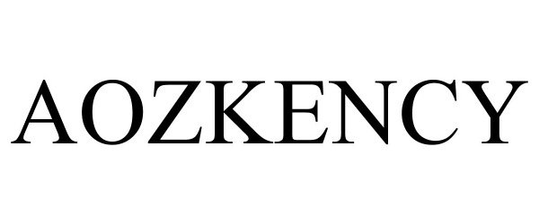 Trademark Logo AOZKENCY
