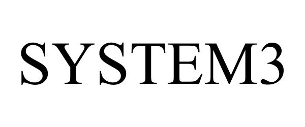 Trademark Logo SYSTEM3
