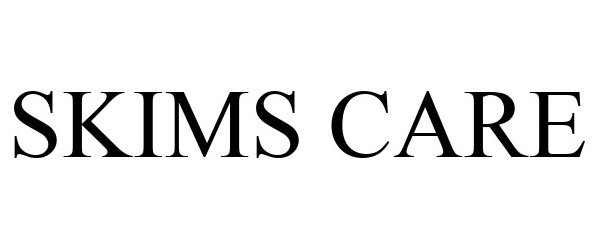 Trademark Logo SKIMS CARE