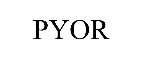  PYOR