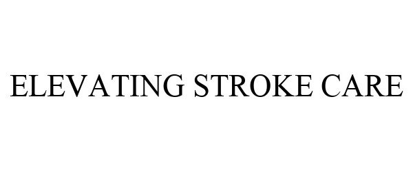  ELEVATING STROKE CARE