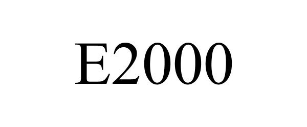 Trademark Logo E2000