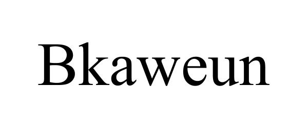 Trademark Logo BKAWEUN