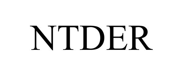Trademark Logo NTDER