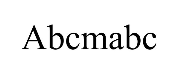 Trademark Logo ABCMABC