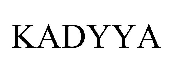 Trademark Logo KADYYA