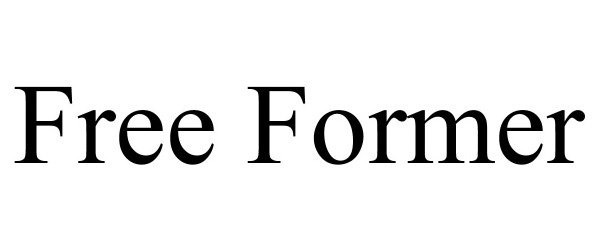 Trademark Logo FREE FORMER