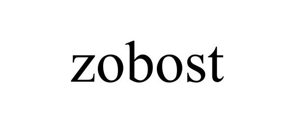 Trademark Logo ZOBOST