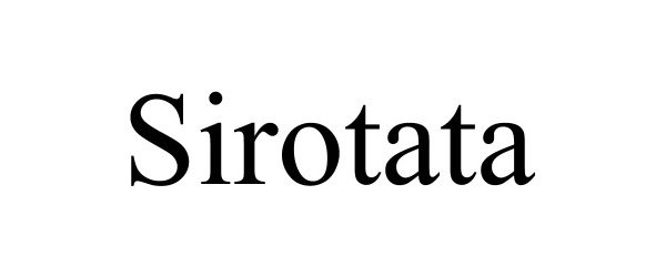 Trademark Logo SIROTATA