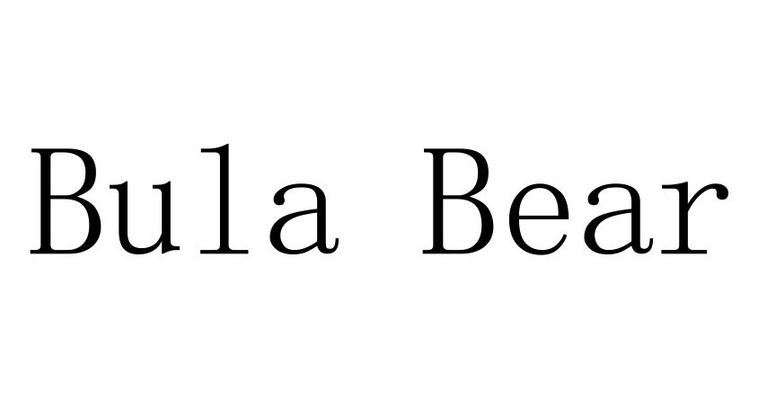 Trademark Logo BULA BEAR