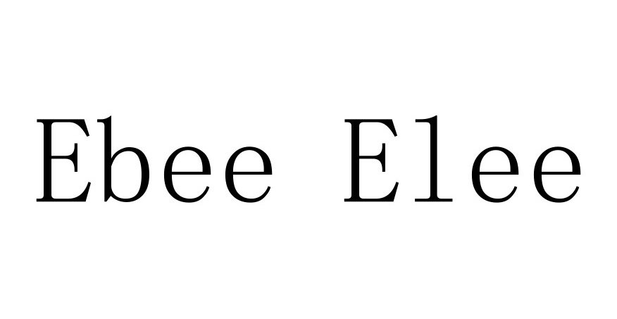 Trademark Logo EBEE ELEE