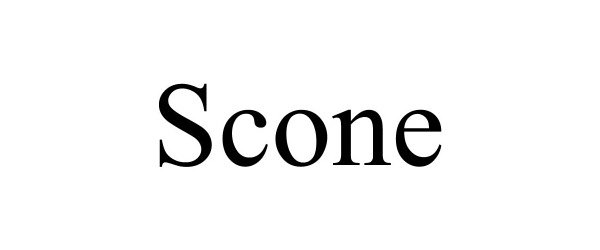 Trademark Logo SCONE
