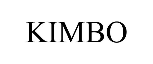 Trademark Logo KIMBO