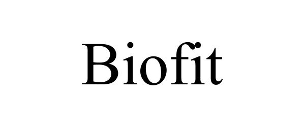 Trademark Logo BIOFIT