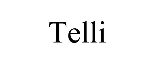 Trademark Logo TELLI
