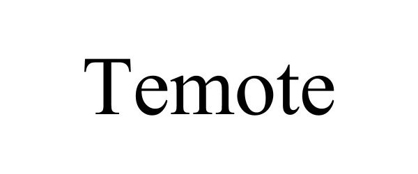 Trademark Logo TEMOTE