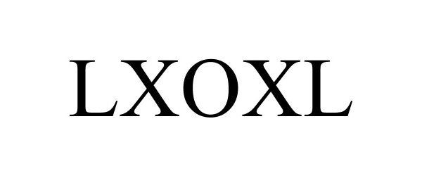 Trademark Logo LXOXL