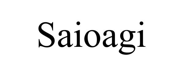 Trademark Logo SAIOAGI