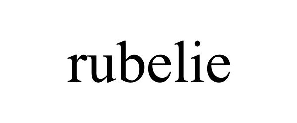 Trademark Logo RUBELIE