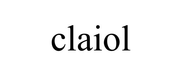 Trademark Logo CLAIOL