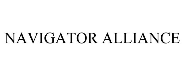 Trademark Logo NAVIGATOR ALLIANCE