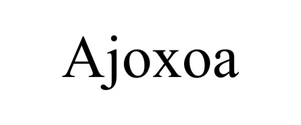  AJOXOA