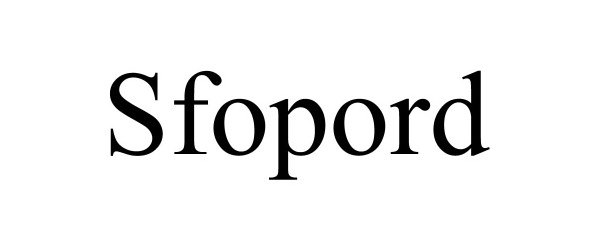  SFOPORD