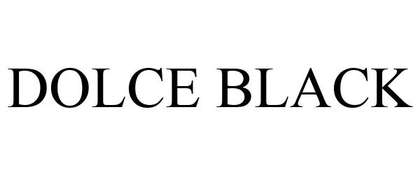 Trademark Logo DOLCE BLACK