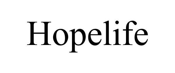 Trademark Logo HOPELIFE
