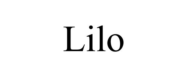 Trademark Logo LILO