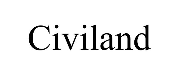 Trademark Logo CIVILAND