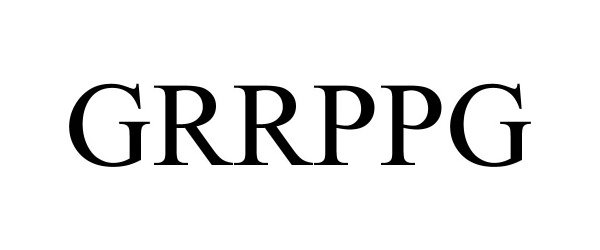Trademark Logo GRRPPG